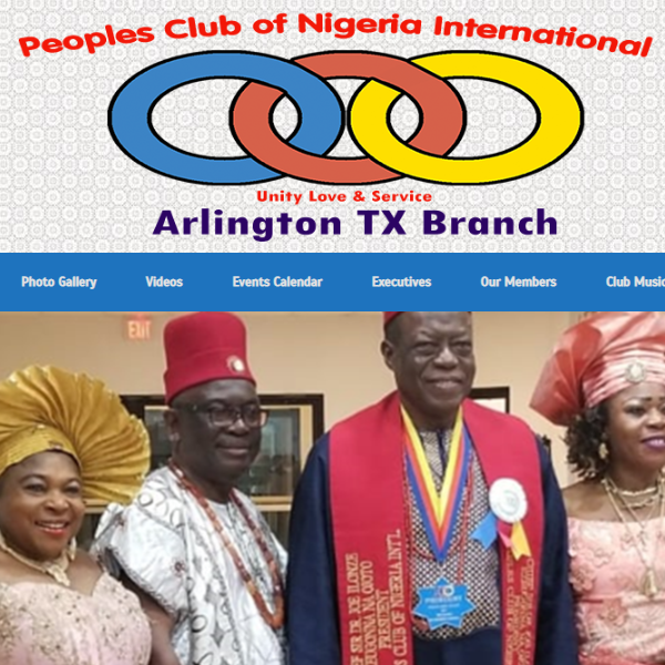 Nigerian Organization in Texas - Peoples Club of Nigeria International Arlington, Texas