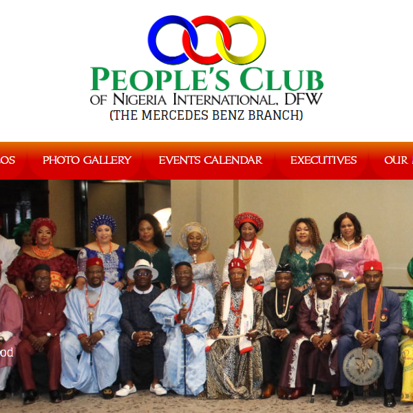 Nigerian Organizations in Texas - Peoples Club of Nigeria International DFW